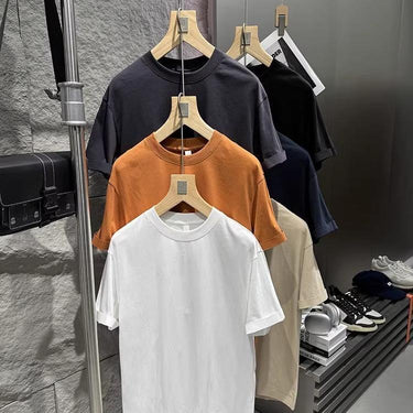 Luxury Quick-drying Hooded Simple Men's Short Sleeve